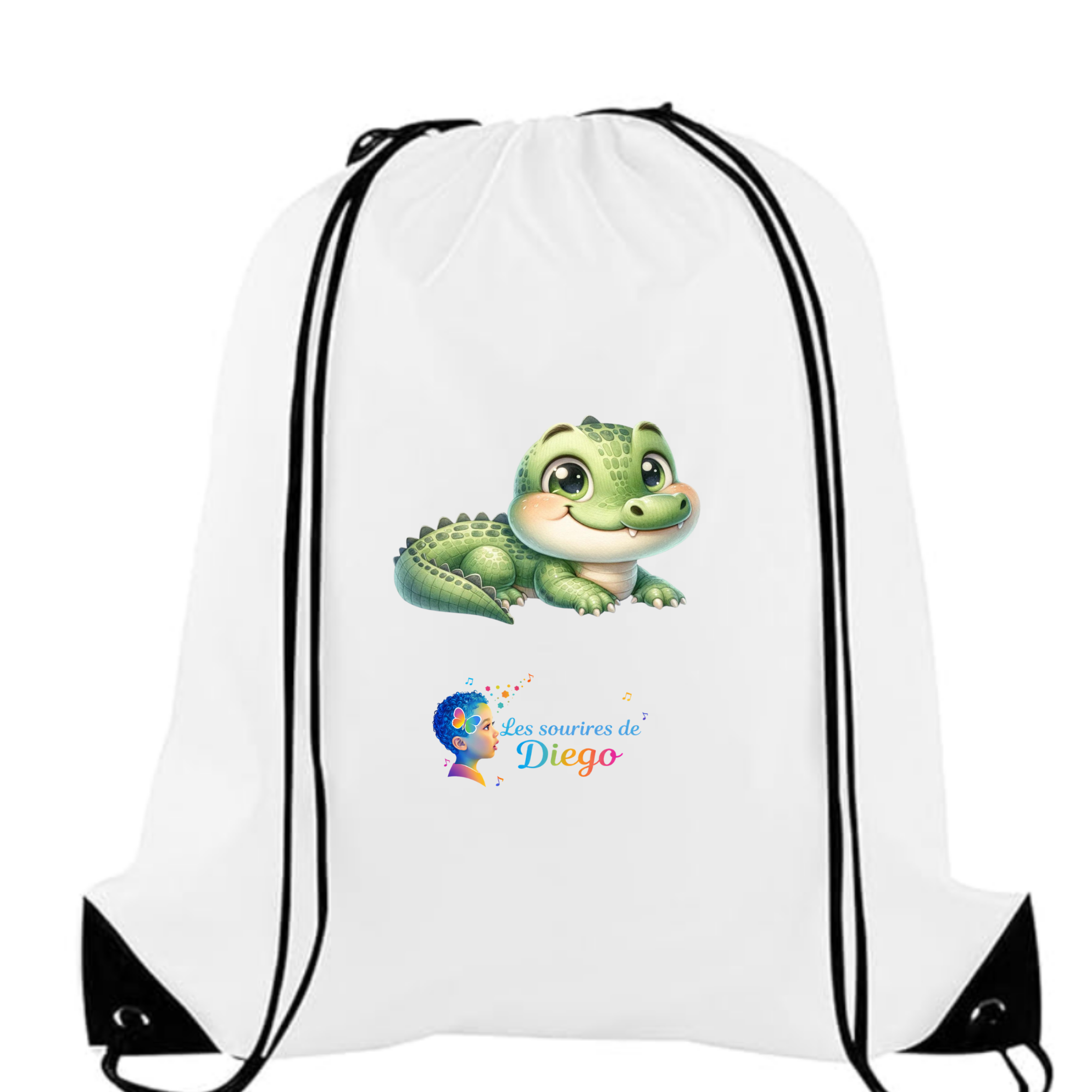 Sac à cordon Crocodile