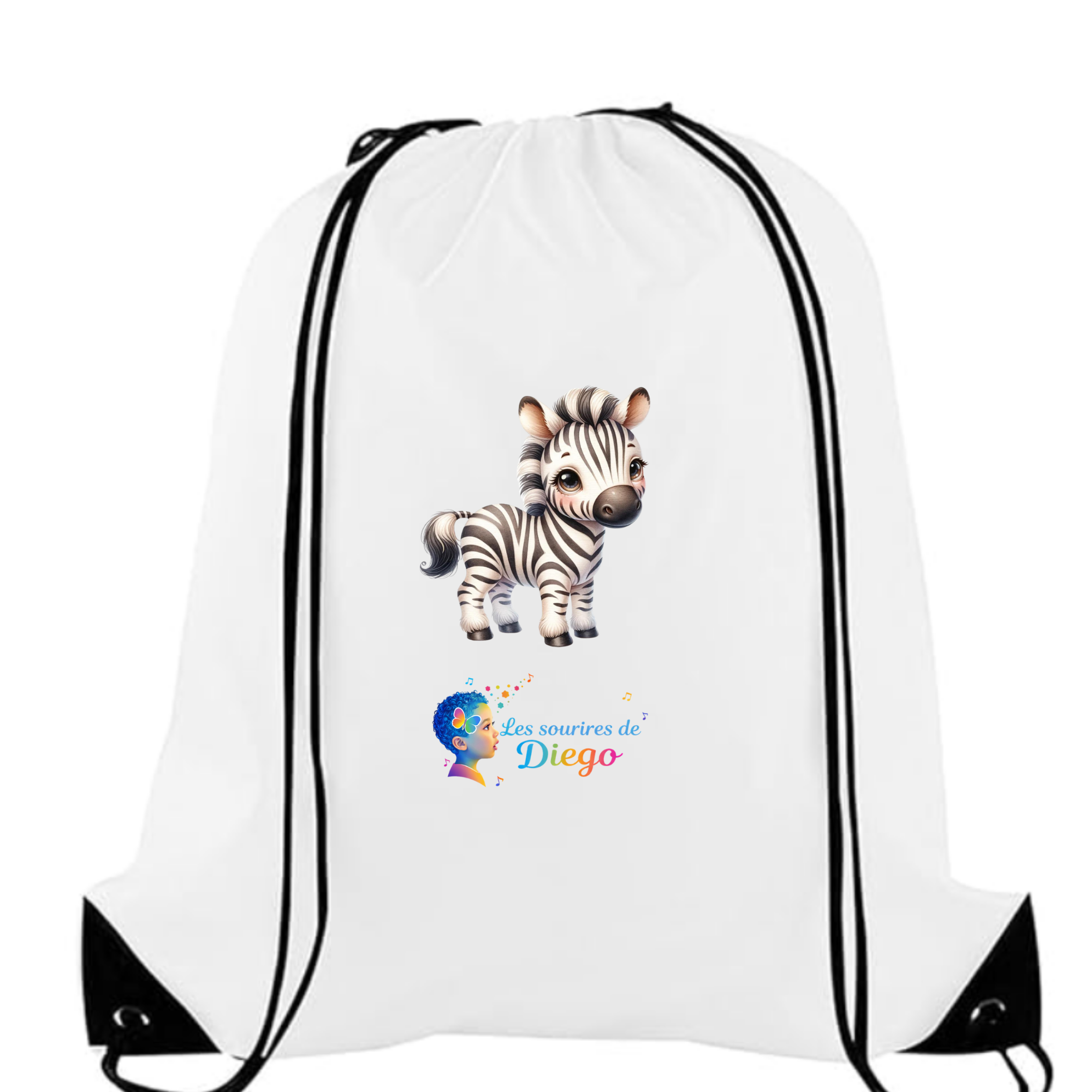 Sac à cordon Zèbre