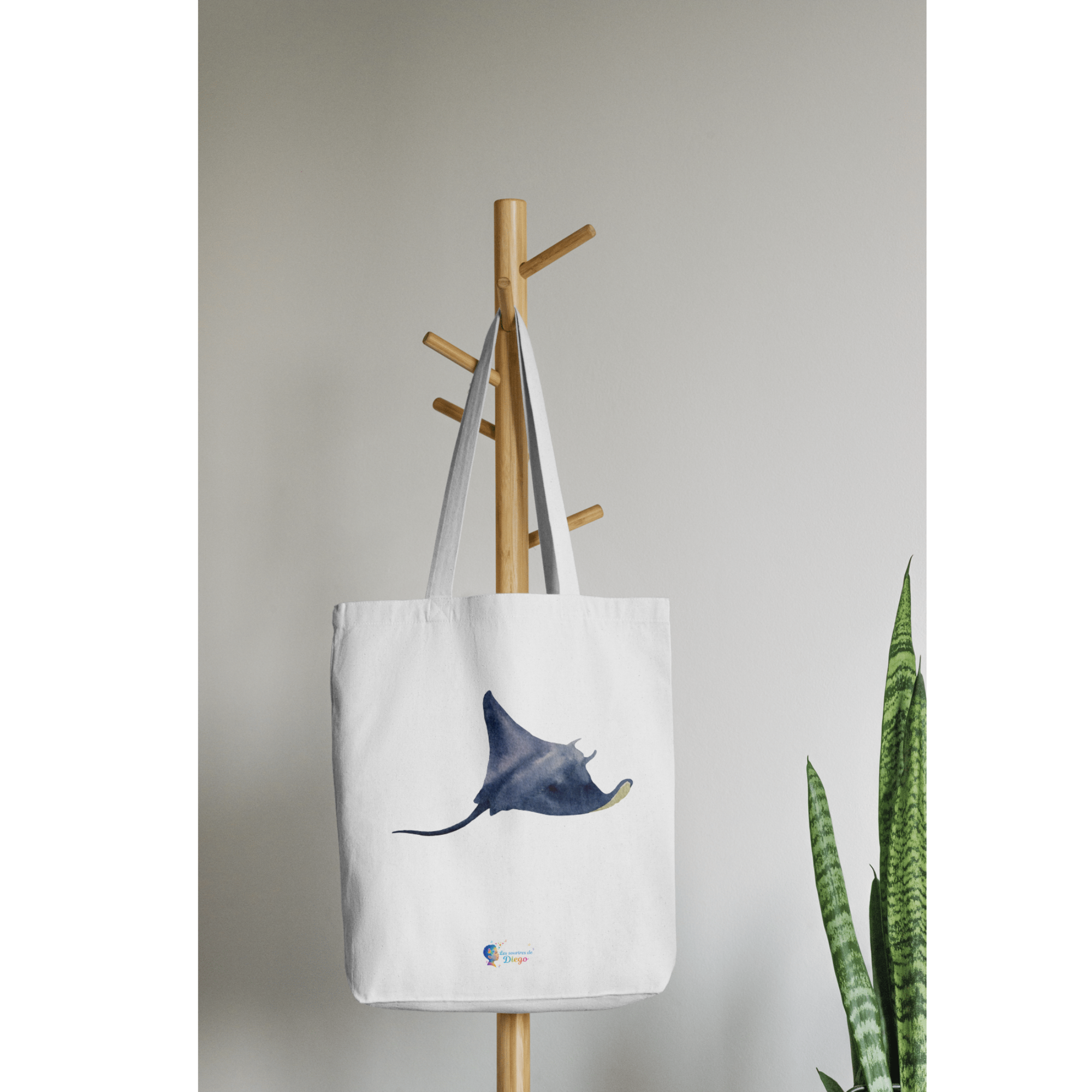 Tote bag Raie