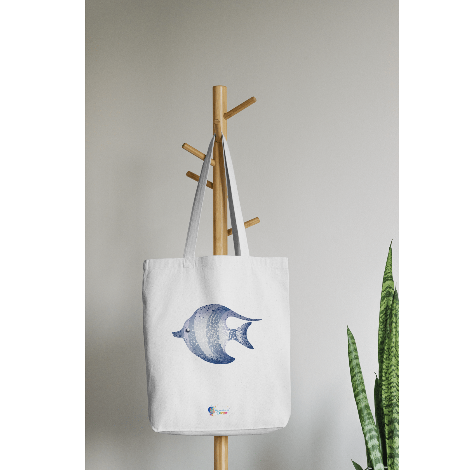 Tote bag Poisson