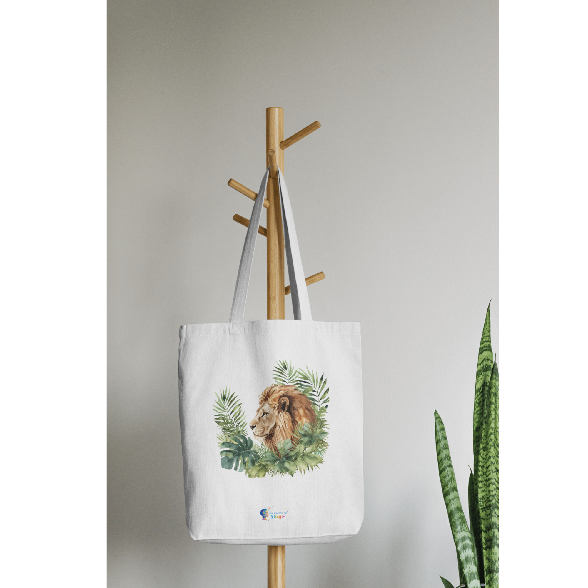 Tote bag Lion
