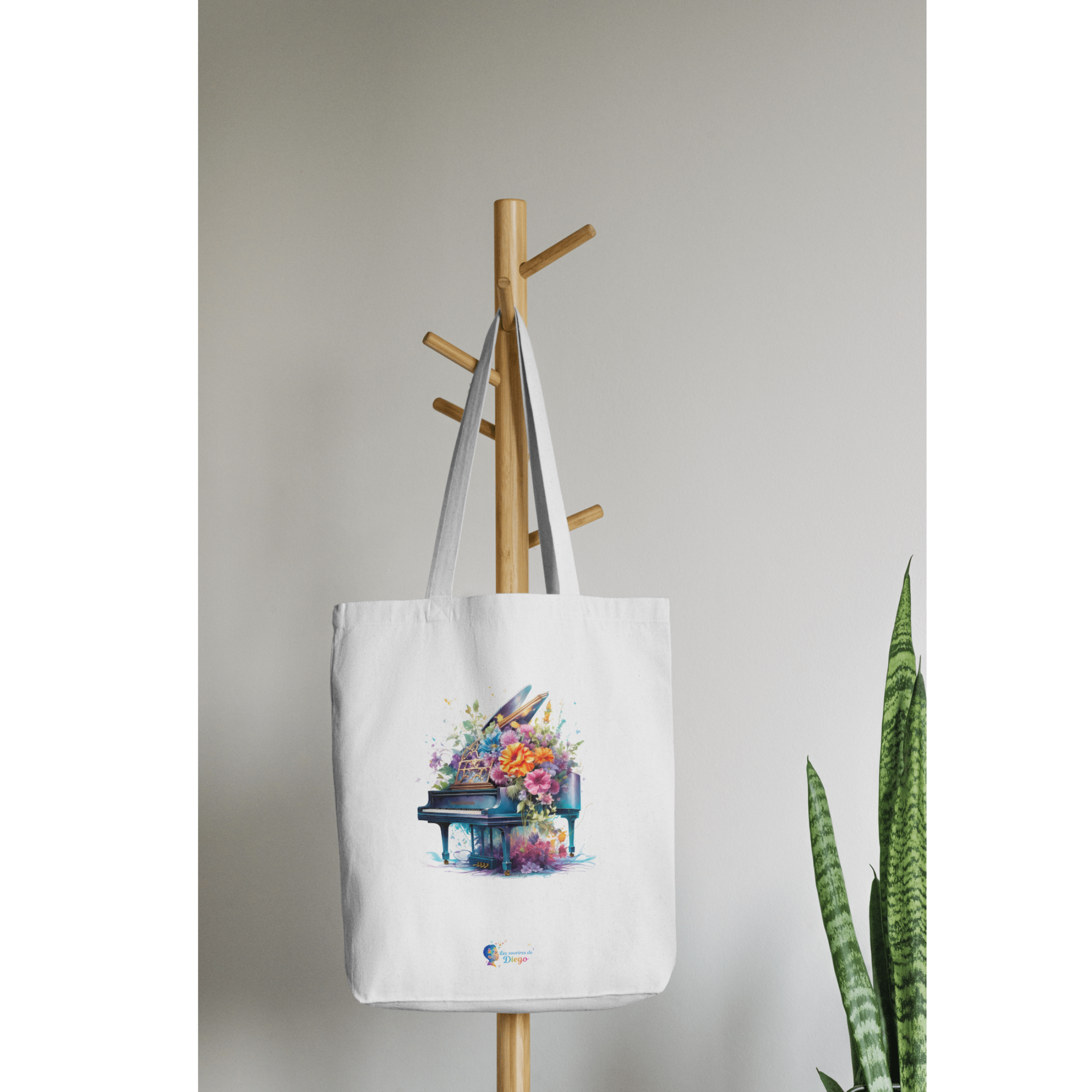 Tote bag Piano 1